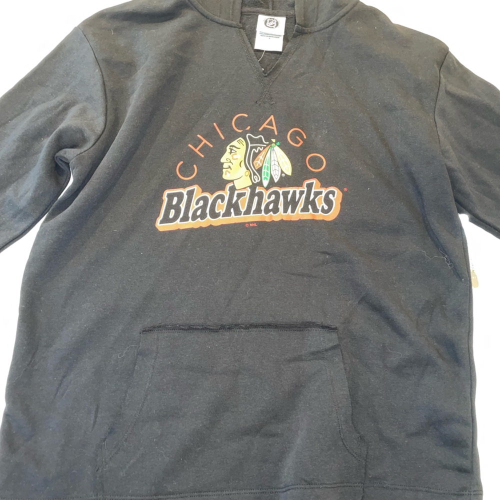 NHL Black Chicago Blackhawks Sweatshirt